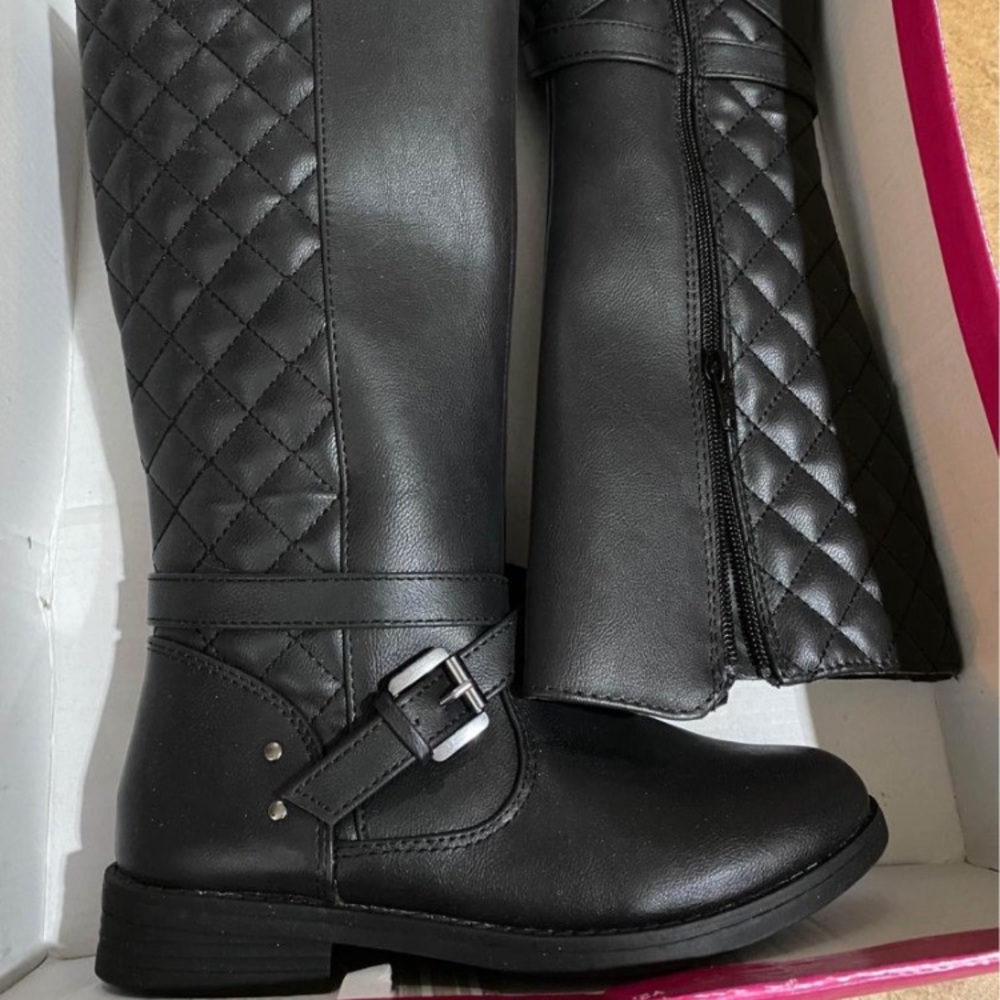 Girls Black Riding Boot